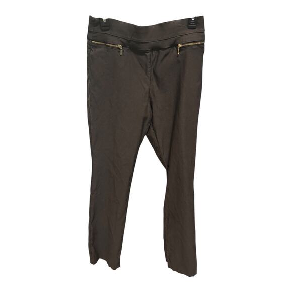 Violets & Roses Ruthy Solid Zipper Bootcut Pant Size 10/30 - Picture 2 of 7